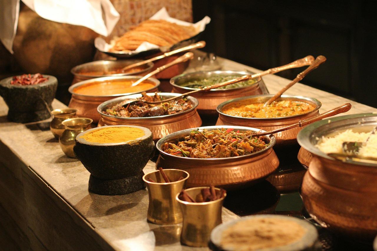 indian food buffet